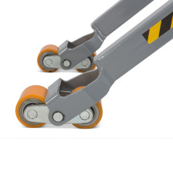 Ameise PTM 1.5, nosilnost 1500 kg, s škarjastim dvigom - tandemska bremenska kolesa