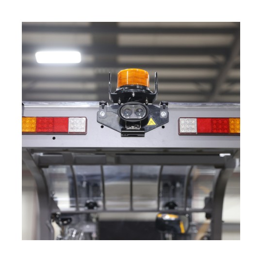 Jungheinrich EFG BB 216k counterbalance truck: Combi lights, strobe light, blue Floor-Spot