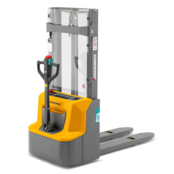 Electric stacker truck Jungheinrich AMC 12 (capacity 1200 kg) with two stage mast and Li-ion battery