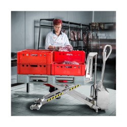 INOX škarjasti ročni paletni viličar | Spletna trgovina