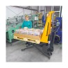 Scissor lift hand pallet truck Jungheinrich AMX 10 - Example of use in printing house