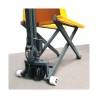 Hand pallet truck with scissor lift Jungheinrich AMX 10 - Support rollers