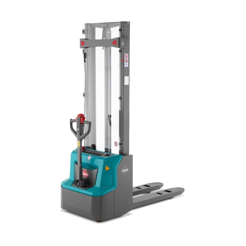 Electric stacker truck Ameise PSE 1.2 Simplex Li-ion (capacity 1200 kg) with one-stage mast