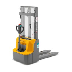 Electric stacker truck Jungheinrich AMC 12 (capacity 1200 kg) with two stage mast and Li-ion battery