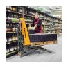 JHand pallet truck with electric scissor lift Jungheinrich AMX 10e - Example of use