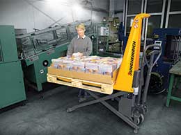 Hand pallet truck with scissor lift AMX 10